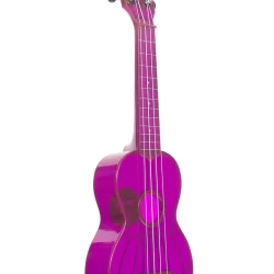 Kala Waterman Soprano Ukulele, Fluorescent Purple